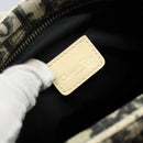 Christian Dior Trotter Canvas Shoulder Bag PVC Black Silver Auth bs29752-18