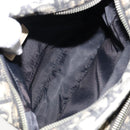 Christian Dior Trotter Canvas Shoulder Bag PVC Black Silver Auth bs29752-11