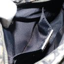 Christian Dior Trotter Canvas Shoulder Bag PVC Black Silver Auth bs29752-21