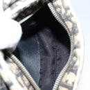 Christian Dior Trotter Canvas Shoulder Bag PVC Black Silver Auth bs29752-22