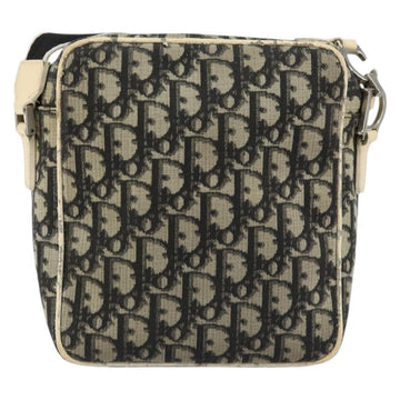 Christian Dior Trotter Canvas Shoulder Bag PVC Black Silver Auth bs29752 - 0