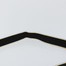 Christian Dior Trotter Canvas Shoulder Bag PVC Black Silver Auth bs29752-14