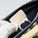 Christian Dior Trotter Canvas Shoulder Bag PVC Navy Silver Auth bs29753-20