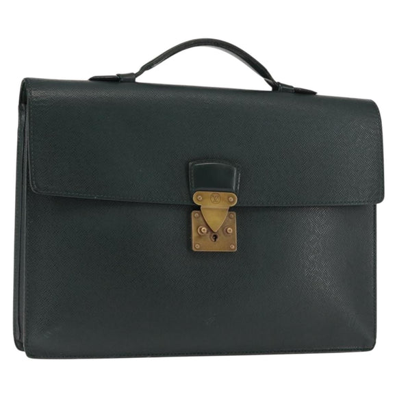 LOUIS VUITTON Taiga ServietteKourad Business Bag Epicea T16786 LV Auth bs29756