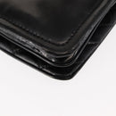 CHANEL Chain Shoulder Bag Patent leather Black Gold CC Auth bs29761-12