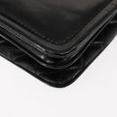 CHANEL Chain Shoulder Bag Patent leather Black Gold CC Auth bs29761-13