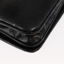 CHANEL Chain Shoulder Bag Patent leather Black Gold CC Auth bs29761-14