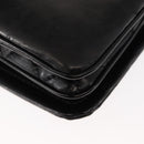 CHANEL Chain Shoulder Bag Patent leather Black Gold CC Auth bs29761-15