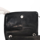 CHANEL Chain Shoulder Bag Patent leather Black Gold CC Auth bs29761-18