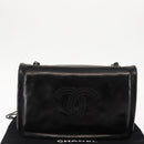 CHANEL Chain Shoulder Bag Patent leather Black Gold CC Auth bs29761-28
