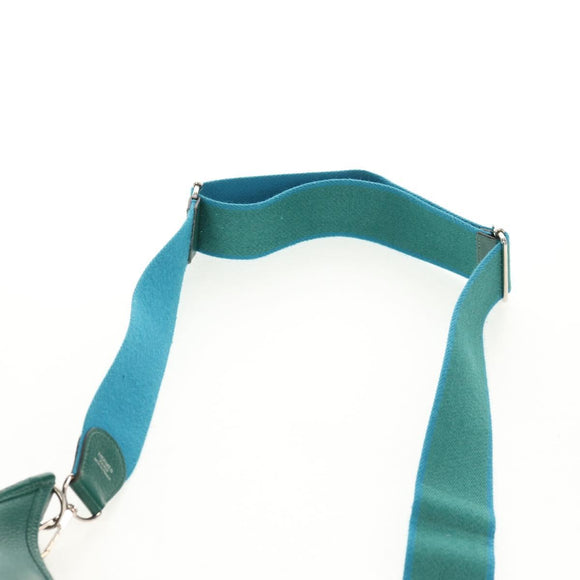HERMES Evelyn 3 GM Umhängetasche Leder Grün Auth bs29763SAM