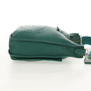 HERMES Evelyn 3 GM Shoulder Bag Leather Green Auth bs29763A-4
