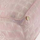 CHANEL New Travel Line Tote Bag Nylon Pink CC Auth bs29764-9