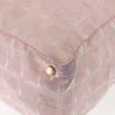 CHANEL New Travel Line Tote Bag Nylon Pink CC Auth bs29764-14