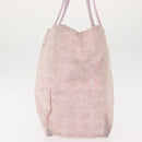 CHANEL New Travel Line Tote Bag Nylon Pink CC Auth bs29764-4