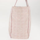 CHANEL New Travel Line Tote Bag Nylon Pink CC Auth bs29765-4