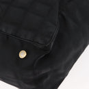 CHANEL New Travel Line Tote Bag Nylon Black CC Auth bs29766-14