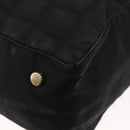 CHANEL New Travel Line Tote Bag Nylon Black CC Auth bs29766-16