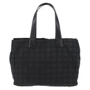 CHANEL New Travel Line Tote Bag Nylon Black CC Auth bs29766-13
