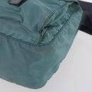 PRADA Shoulder Bag Nylon Green Silver Auth bs29768-14