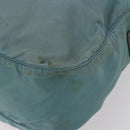 PRADA Shoulder Bag Nylon Green Silver Auth bs29768-16