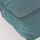 PRADA Shoulder Bag Nylon Green Silver Auth bs29768-17
