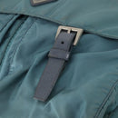 PRADA Shoulder Bag Nylon Green Silver Auth bs29768-19