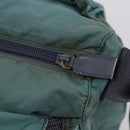 PRADA Shoulder Bag Nylon Green Silver Auth bs29768-10
