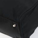 PRADA Tote Bag Nylon Black Silver Auth bs29772-9