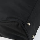 PRADA Tote Bag Nylon Black Silver Auth bs29772-14
