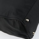 PRADA Tote Bag Nylon Black Silver Auth bs29772-16