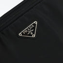 PRADA Tote Bag Nylon Black Silver Auth bs29772-18