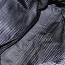 PRADA Tote Bag Nylon Black Silver Auth bs29772-10