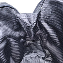 PRADA Tote Bag Nylon Black Silver Auth bs29772-21