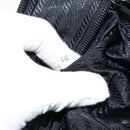 PRADA Tote Bag Nylon Black Silver Auth bs29772-11