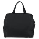 PRADA Tote Bag Nylon Black Silver Auth bs29772-2
