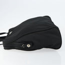 PRADA Tote Bag Nylon Black Silver Auth bs29772-4