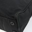 PRADA Tote Bag Nylon Black Silver Auth bs29773-9
