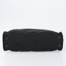 PRADA Tote Bag Nylon Black Silver Auth bs29773-5