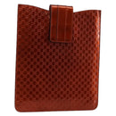 GUCCI Micro GG Canvas iPad Case Enamel Bronze 256575 Auth bs29775-1