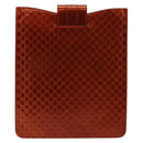 GUCCI Micro GG Canvas iPad Case Enamel Bronze 256575 Auth bs29775-2