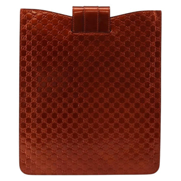 GUCCI Micro GG Canvas iPad Case Enamel Bronze 256575 Auth bs29775 - 0