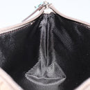 GUCCI GG Canvas Accessory Pouch Beige Turquoise Blue Silver 115238 Auth bs29778-17