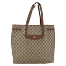 GUCCI GG Supreme Tote Bag PVC Beige Brown 39 02 061 Auth bs29779-1