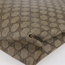 GUCCI GG Supreme Tote Bag PVC Beige Brown 39 02 061 Auth bs29779-10