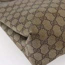 GUCCI GG Supreme Tote Bag PVC Beige Brown 39 02 061 Auth bs29779-14