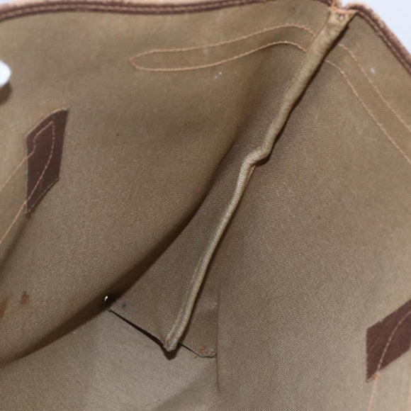 GUCCI GG Supreme Tote Bag PVC Beige Brown 39 02 061 Auth bs29779