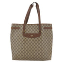 GUCCI GG Supreme Tote Bag PVC Beige Brown 39 02 061 Auth bs29779-13