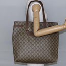 GUCCI GG Supreme Tote Bag PVC Beige Brown 39 02 061 Auth bs29779-21