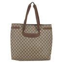 GUCCI GG Supreme Tote Bag PVC Beige Brown 39 02 061 Auth bs29779-2